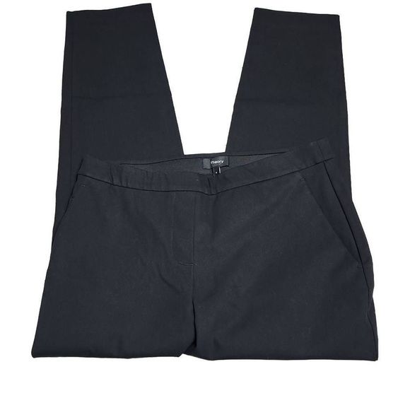 Theory professionals thankel approach twill stretch pull on pants black size 4 - Picture 4 of 4